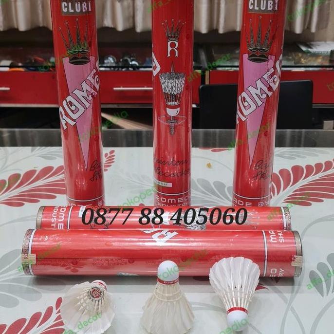 Kok Shuttlecock Cock Badminton Romeo Merah Biru Hitam Hijau Kuning