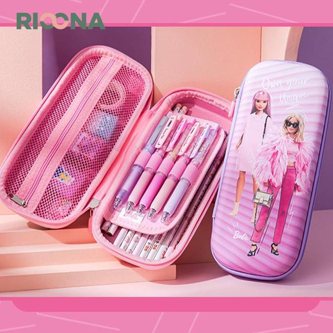 Tempat Pensil Barbie Bahan Eva Kotak Pensil Barbie