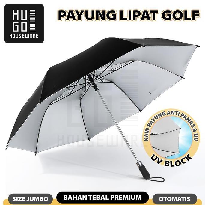 Hugo Payung Lipat Golf Jumbo Otomatis Polos