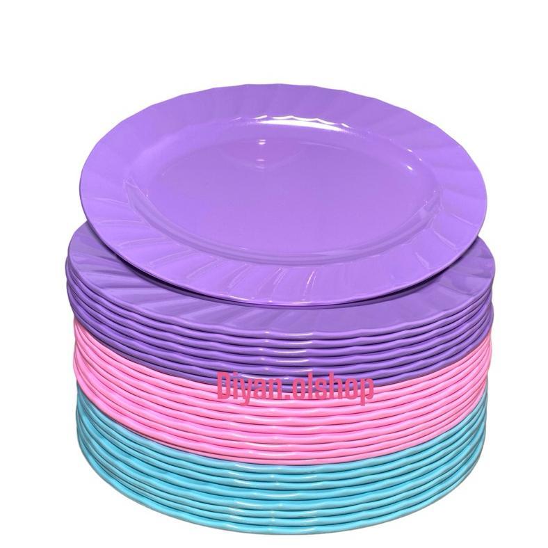 PROMO 1 LUSIN & 6 PCS PIRING MELAMIN OVAL | PIRING SAJI OVAL MELAMINE | PIRING OVAL KERANG | PIRING 