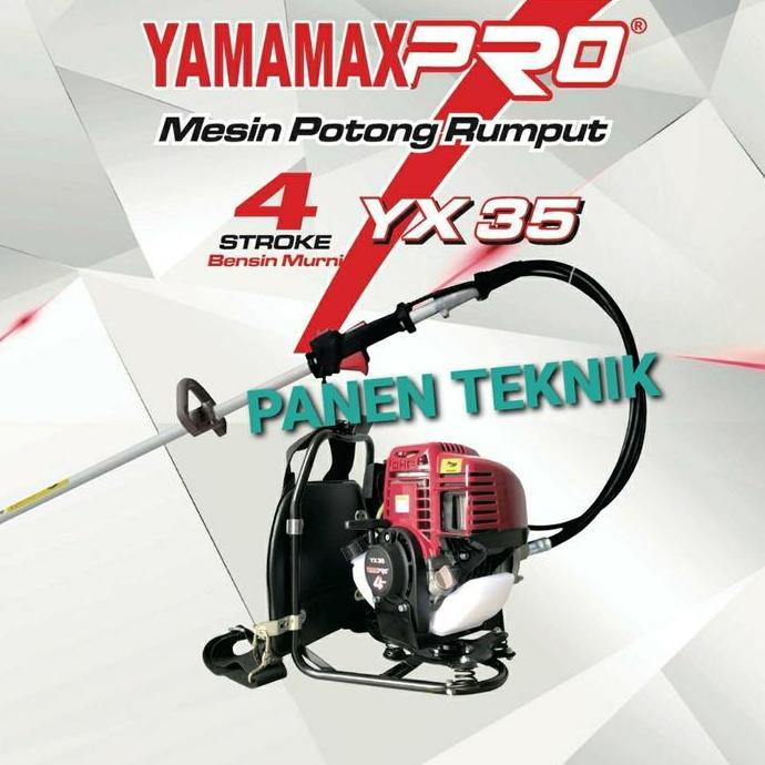 MESIN POTONG RUMPUT GENDONG YAMAMAX PRO 4 TAK MIRIP HONDA