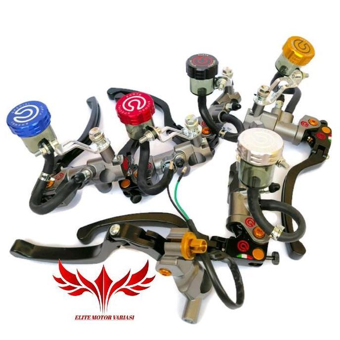 BREMBO MASTER REM RCS 19 IZUMI GREY GOLD TABUNG PISAH UNIVERSAL UNTUK MIO BEAT VARIO SCOOPY NINJA VI