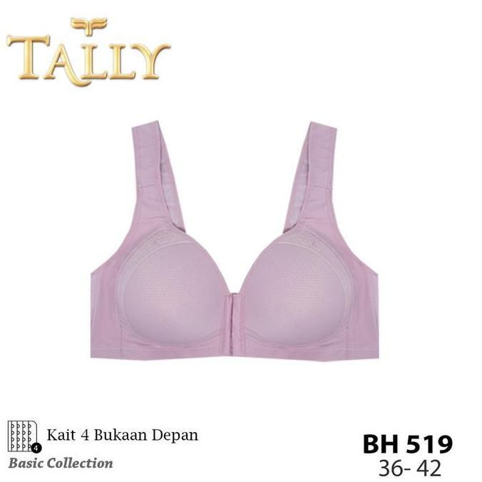 Murah Tally Bra Bukaan 3 Kait Depan 519 Tanpa Kawat Non COD