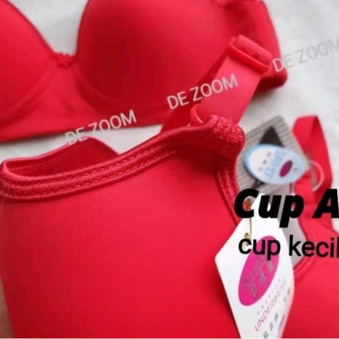 Murah Bh ukuran kecil ABG SMP SMA Cup A Scalen 2808 tanpa kawat kait 2 bahan Nylon Lembut Nyaman di 