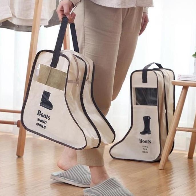 New- Tas Sepatu boot Anti Debu Tempat Penyimpanan Sepatu Boot Panjang