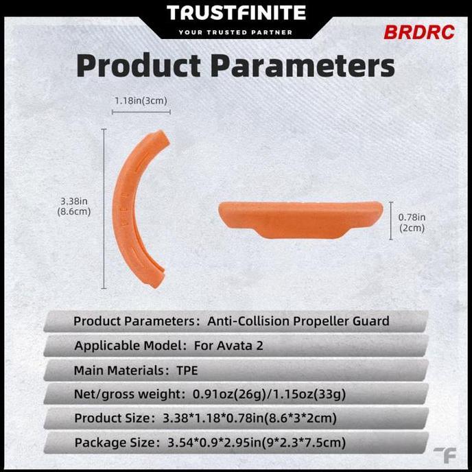 BRDRC Protective Ring DJI Avata 2 / Bumper Guard DJI Avata 2 / Propeller Guard DJI Avata 2