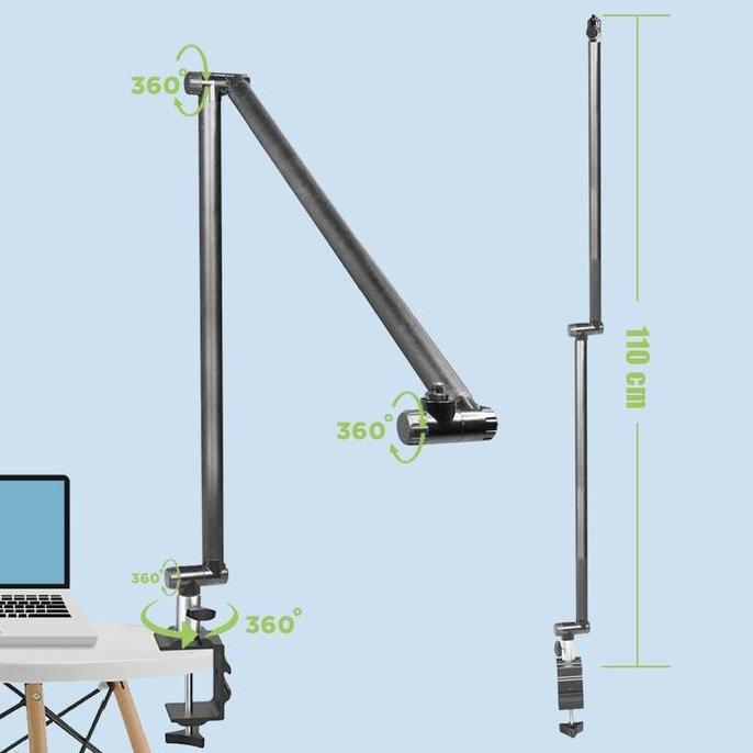 Dandimstoree - COSTA CB-A2 Boom Arm Overhead Table Stand DSLR HP Light