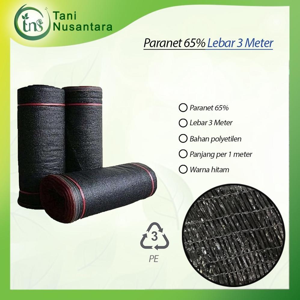 Bisa Cod Paranet Tanaman 65% 3M X 1M Jaring Anti Panas Untuk Pertanian & Perkebunan ><