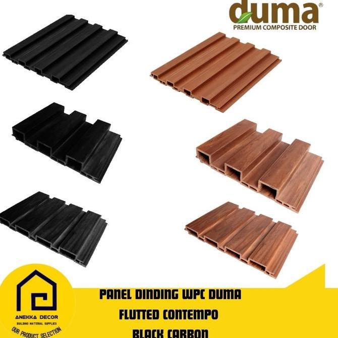 Panel dinding WPC Duma Flutted Contempo Kayu Plafon