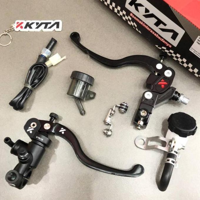 MASTER REM KTC KYTACO 7NB 9/16X18 SET KANAN KIRI HANDLE KOPLING UNIVERSAL VARIO 110 125 150 160 CBS 