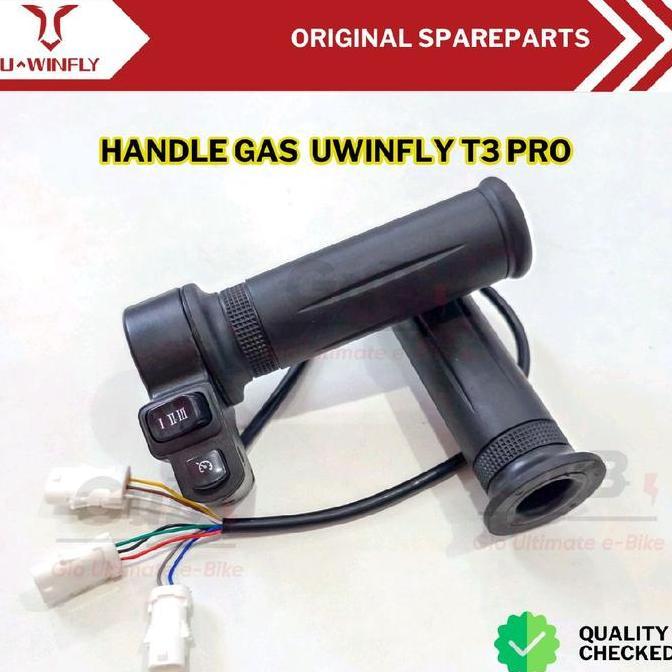 Handle Gas Motor Listrik Uwinfly T3S Pro Original 1 Set / Throttle Gas Uwinfly T3 Pro Original