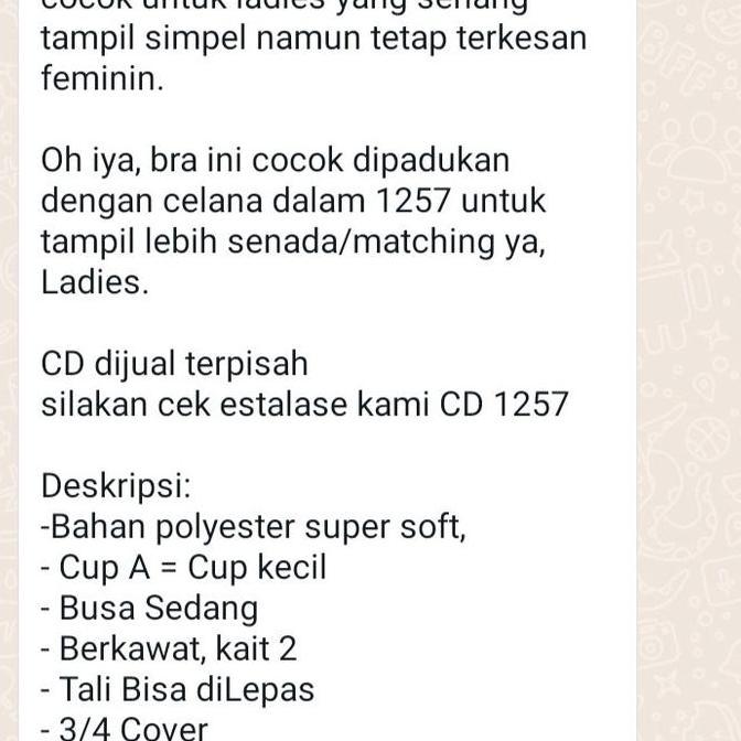 Murah Bh ukuran kecil = cup A Sorex 17237 kait 2 Berkawat Bahan Katun Bra Busa Soft Non COD