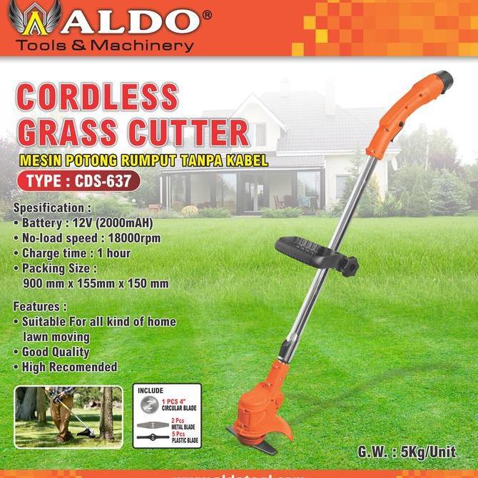 Mesin Pemotong Rumput / Cordless Grass Cutter Type : cds-637