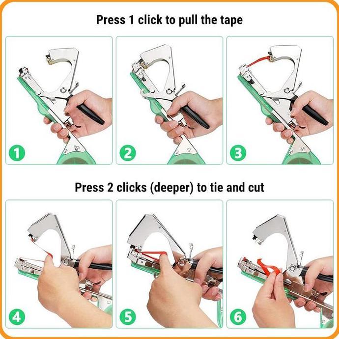 TAPETOOL, HAND TYING MACHINE | ALAT PENGIKAT LANJARAN TANAMAN