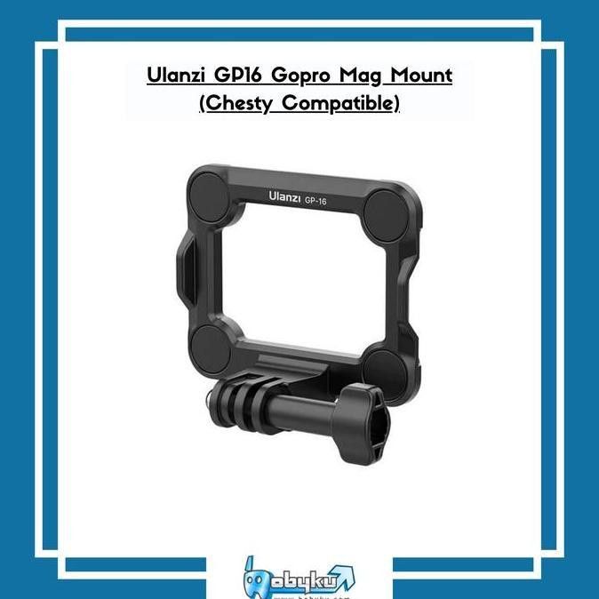TERBARU - Ulanzi GP16 Gopro Mag Mount (Chesty Compatible)