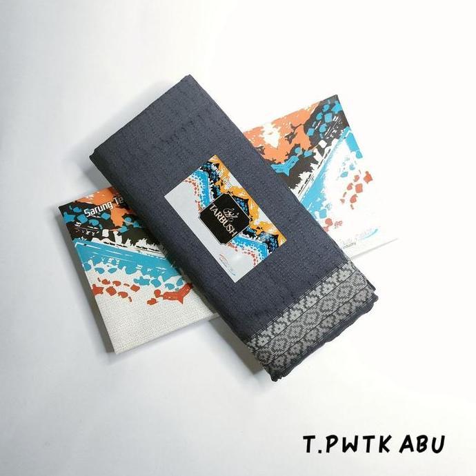 Spesial Sarung Tarbush Shapire Pwtk Polos Warna Tumpal Kombinasi