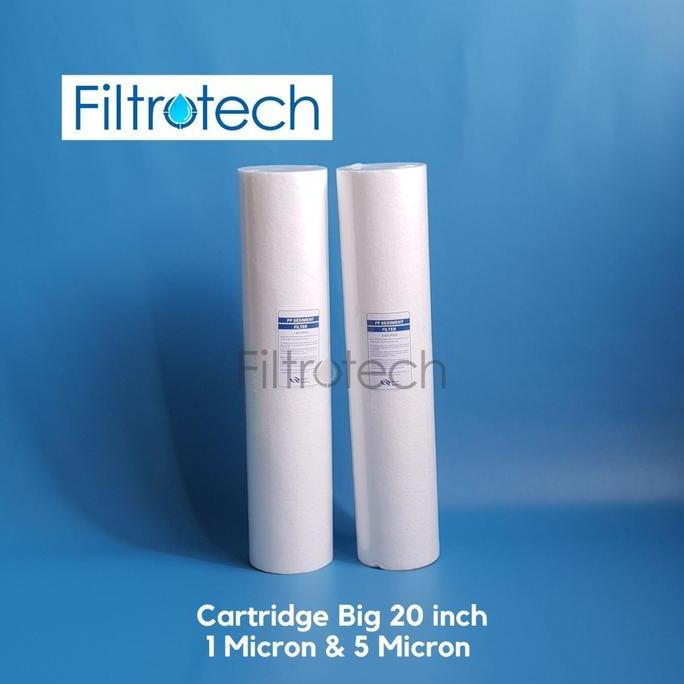 Filter Catridge Sediment Big Blue Filter Cartridge 20 Inch 1 Micron & 5 Micron Terbaru