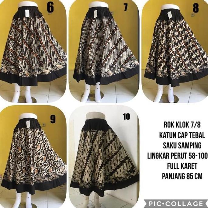 rok Klok Payung 7/8 Parang Klasik Batik Cap