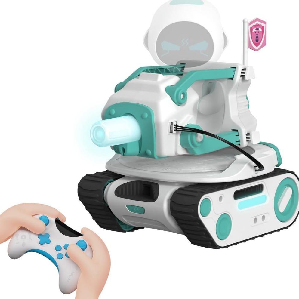 Panxer+Maticontroller - RC Battle Tank Compatible with Eilik Robots Blue/Pink/DQ/Sliver,