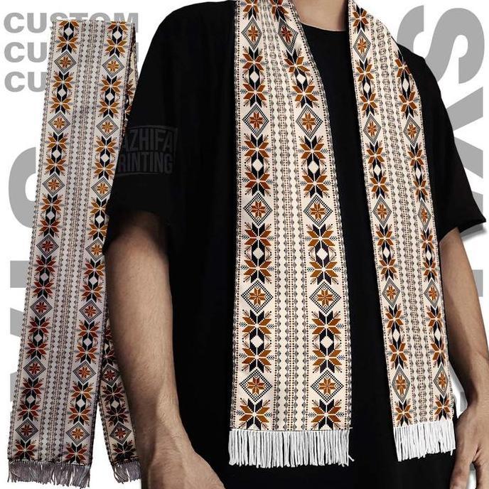 Syal Batik Vintage style - Syal Batik Scraft Scarf Leher Pria Wanita Unisex
