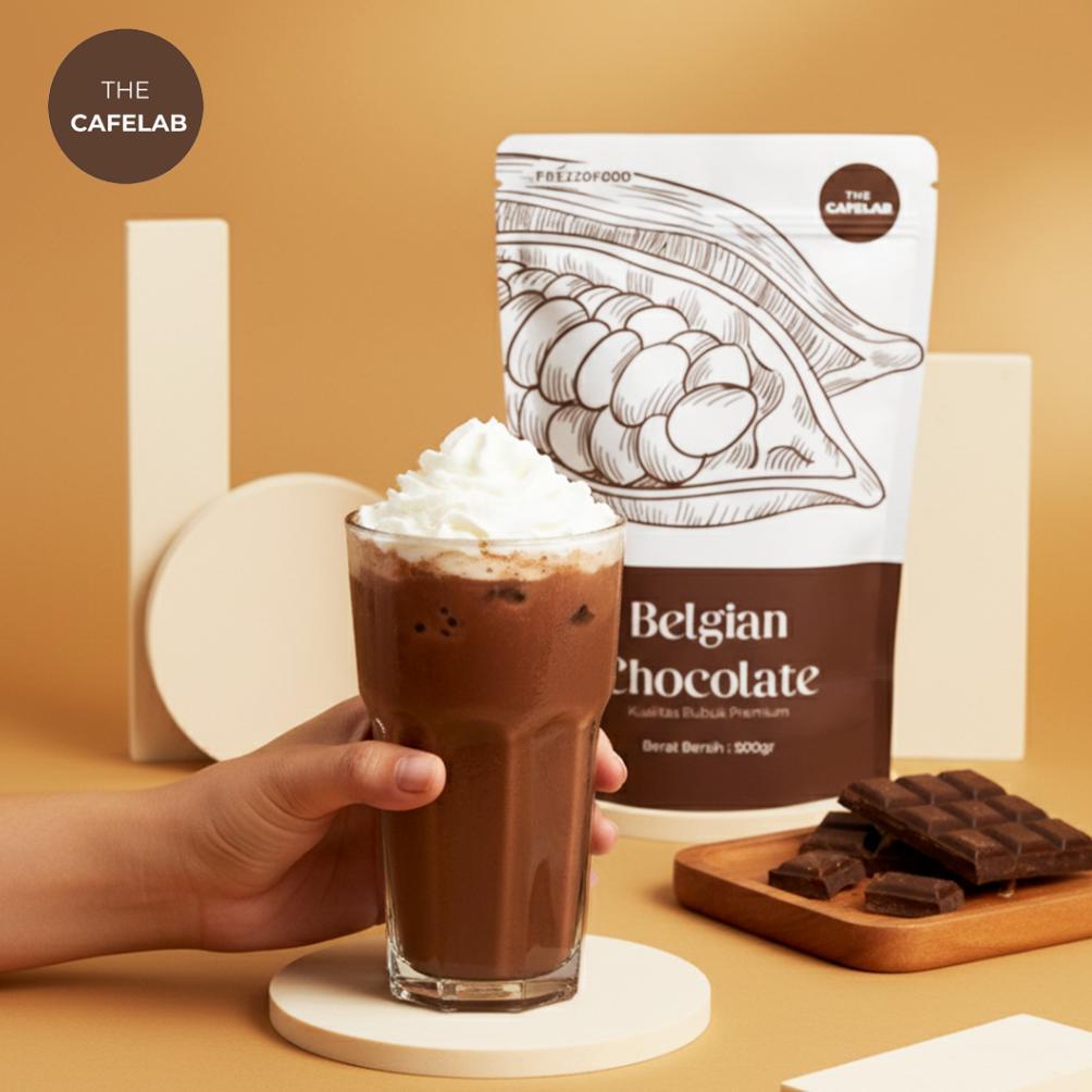 TheCafelab Bubuk Minuman Belgian Coklat 500gr/Powder Belgian Coklat Premium Terlaris/Cafelab