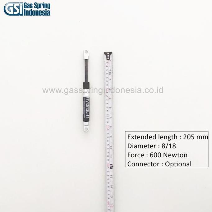 Gas Spring Hidrolik 60 205 600N Terbaik
