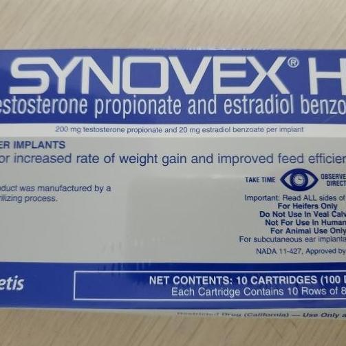 Synovex H zoetis -Implant Sapi-