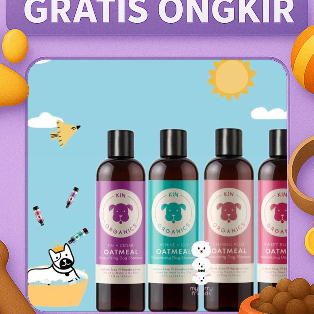 Kin+Kind Kins Organics Itchy Dog Shampoo Kin And Kind Shampoo Anjing