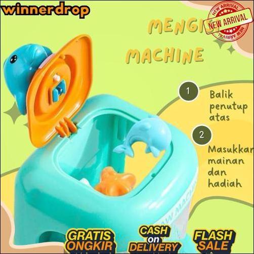 Murah Mainan Game Capit Claw Machine Mini/Mainan Edukasi Anak Mesin Capit Mini Pakai Batrei Ada Lamp