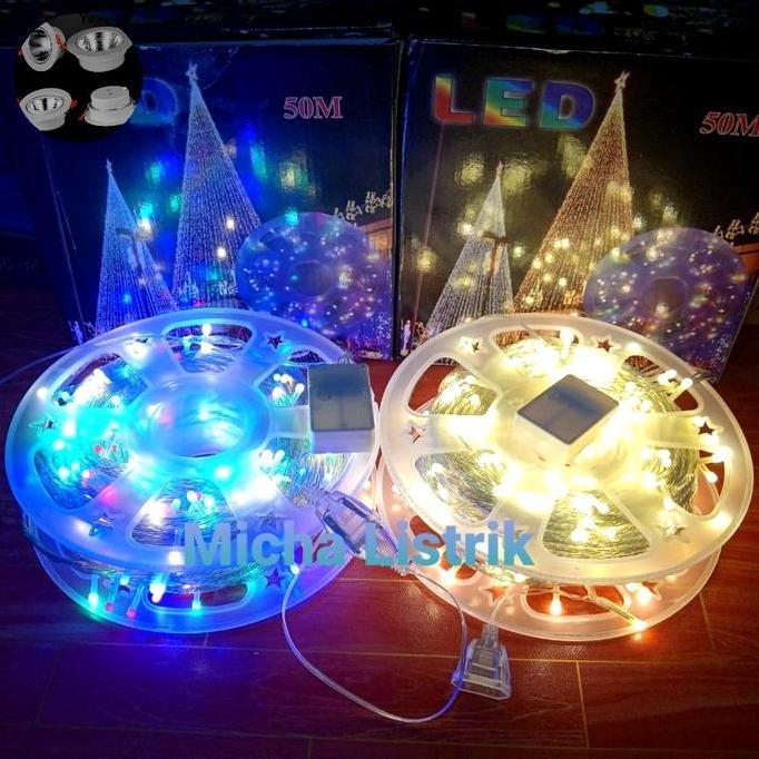 Lampu Natal RGB 50M Outdoor/ Lampu Hias Pohon Natal 50M Outdoor