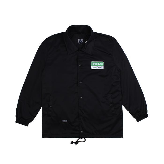Rown Division Storage Coach Jaket Snooker Black Logo Panjang Terlaris Best Quality 100% Original