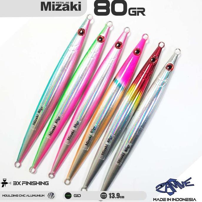 Metal Jig Zamve Mizaki 80Gr Metal Jig 80Gr Metal Jig 80Gram