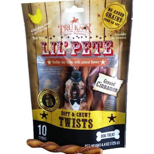 DOG TREAT LIL PETE TWIST CHICK CINNAMON