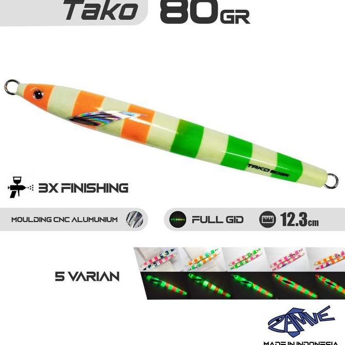 Metal Jig Zamve Tako 80Gr Metal Jig 80Gr Metal Jig 80Gram