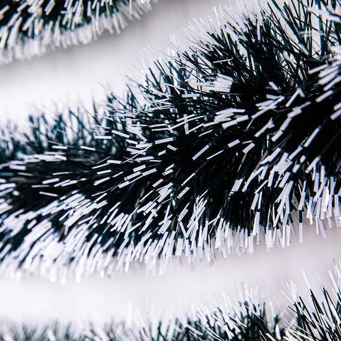 Hiasan Slinger Natal Tinsel Rumbai / Slinger Merry Christmas / Hiasan Pohon Natal / Slinger Tinsel X