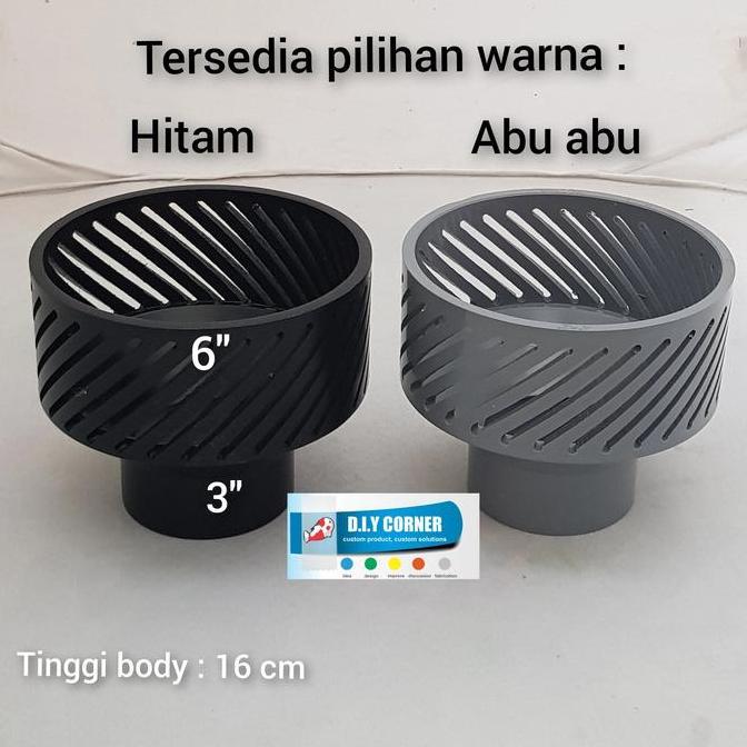 skimmer kolam koi 6 ke 3 inchi skimmer statis kolam ikan kolam koi statis skimmer