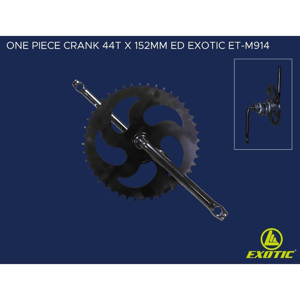 Crank Set Gir Langsung 44T EXOTIC M-914 Sepeda BMX 20