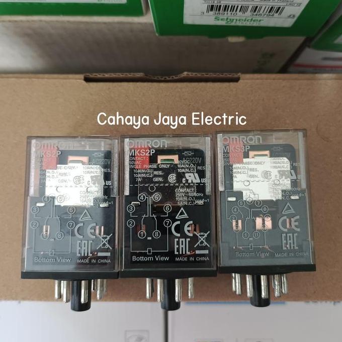 Relay Omron Mks2P Mks3P 250Vac Original Restock