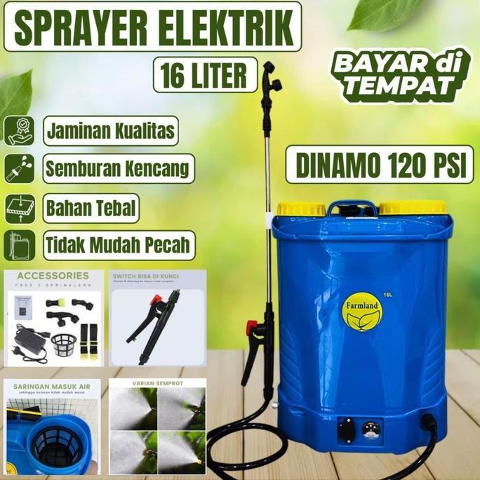 SPRAYER ELEKTRIK 16 LITER / SEMPROTAN GENDONG ELEKTRIK 16 LITER / POMPA SPRAYER 16 LITER ELEKTRIK Pr