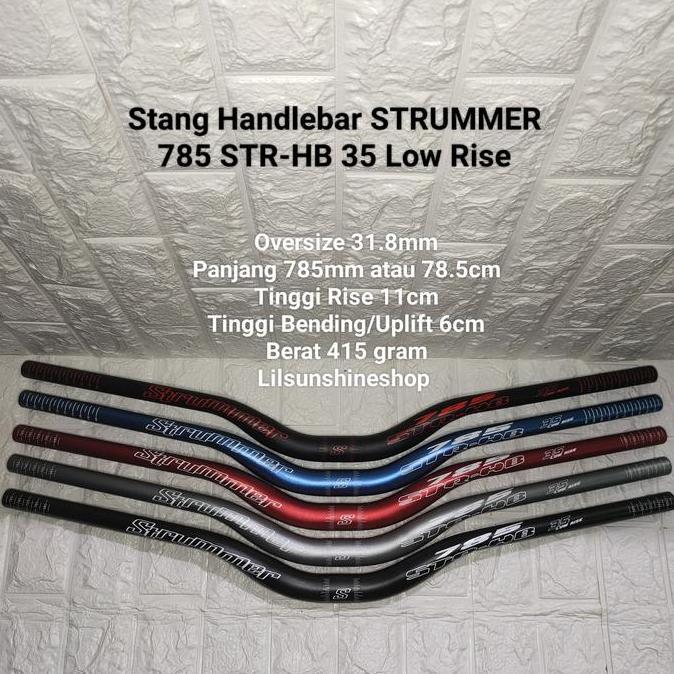 Promo Stang Setir Handlebar Sepeda Mtb Strummer 785 Str-Hb35 Alloy Oversize 31.8Mm Cod