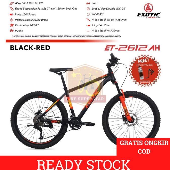 Sepeda Gunung 26 Inch EXOTIC ET-2612 AH Disc Hidrolik