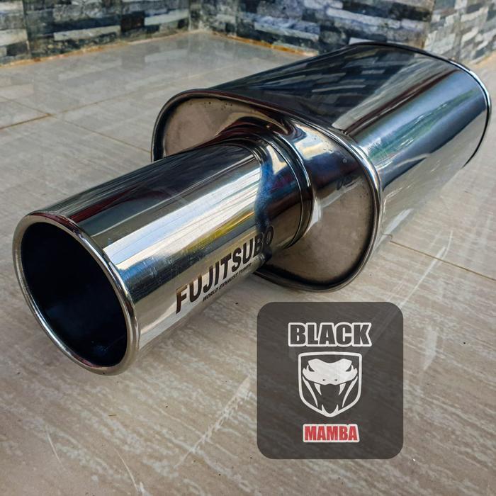 Knalpot Mobil Fujitsubo Muffler Suara Bass Bulat Original Dan Terpercaya