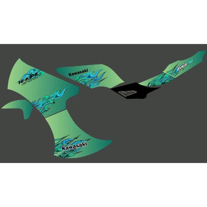 Promo STRIPING TRANSPARAN NINJA SSR DESAIN CUSTOM API Diskon