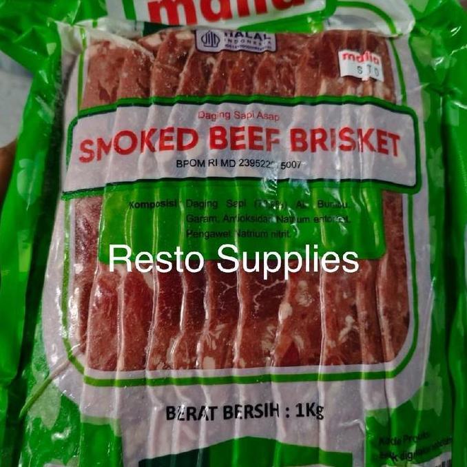 AROMA beef bacon (smoked beef brisket) 1 kg ZER