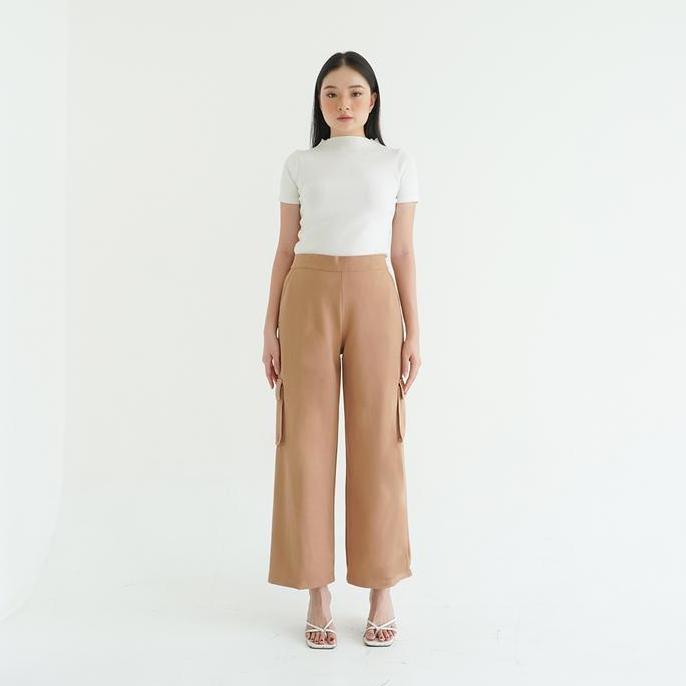 KYOKO CARGO PANTS PREMIUM C5010196 by SONIA | Celana cargo wanita hw