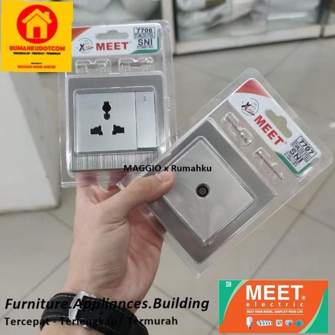 New- SAKLAR LAMPU RUMAH & STOP KONTAK USB - MEET