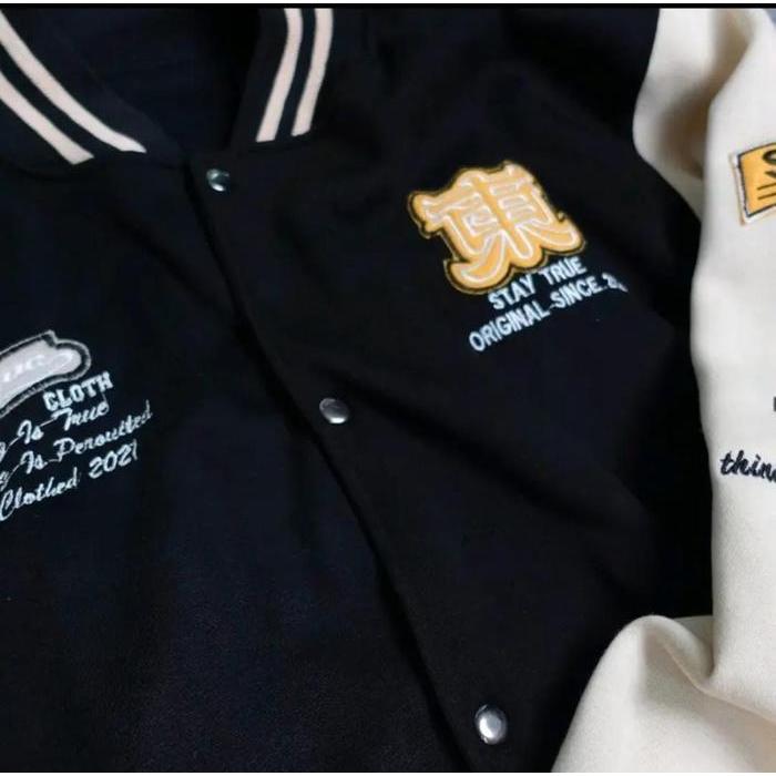 Jaket Baseball Varsity Full Bordir 3D Unisex / Varsity Terbaru / Varsity Premium New Best Quality 10