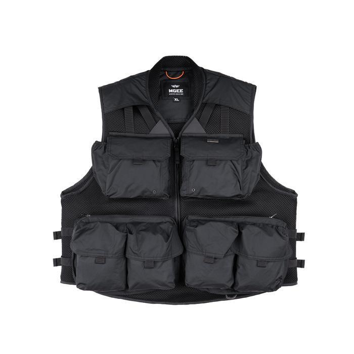 Mgee Rompi Tactical Vest Outdoor Mgeeworks Wild C002 Black Terlaris Best Quality 100% Original