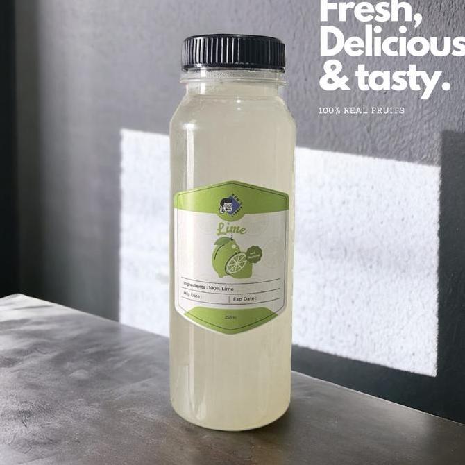 Jus Jeruk Nipis Murni dengan Buah Asli Tanpa Campuran