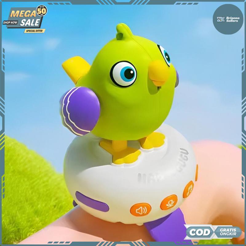 Peniru Suara Burung Gerak | Jam Mainan Burung Bunyi | Mainan Musik Anak | Hadiah Ulang Tahun - RO30-